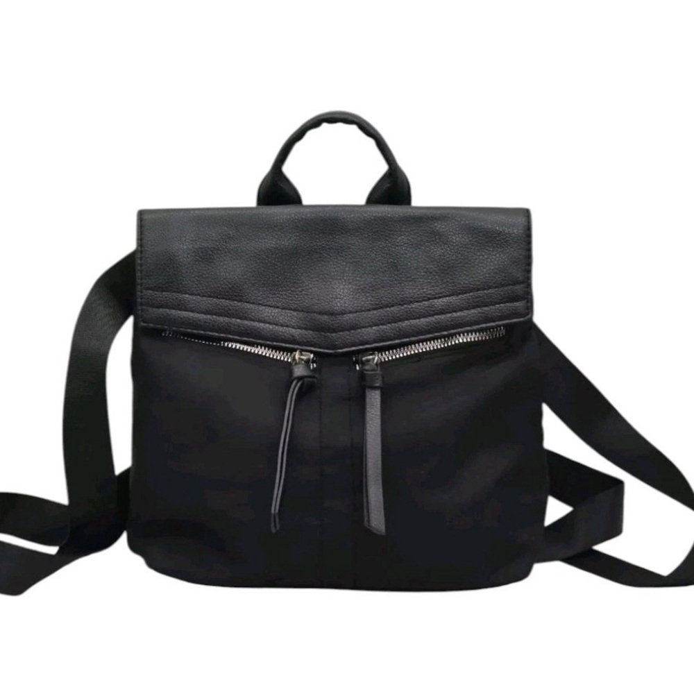 BOTKIER•black nylon mini trigger backpack NWT